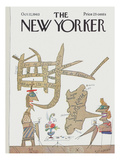 The New Yorker Cover - October 12, 1963 Premium Giclee Print by Saul Steinberg