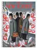 The New Yorker Cover - February 13, 1960 Premium Giclee Print by Leonard Dove