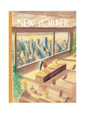 The New Yorker Cover - February 2, 1998 Reproduction procédé giclée par Jean-Jacques Sempé