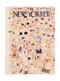 The New Yorker Cover - July 13, 1946 Giclee-trykk av Ludwig Bemelmans The New Yorker Cover - July 13, 1946 Giclee-trykk av Ludwig Bemelmans