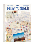 The New Yorker Cover - September 17, 1966 reproduction procédé giclée par Saul Steinberg