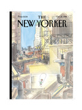 The New Yorker Cover - October 12, 1998 Reproduction procédé giclée par Jean-Jacques Sempé