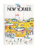 The New Yorker Cover - February 26, 1979 Lámina giclée por Saul Steinberg The New Yorker Cover - February 26, 1979 Lámina giclée por Saul Steinberg