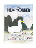 The New Yorker Cover - May 11, 1987 reproduction procédé giclée par Saul Steinberg
