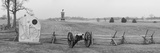 Cannons and Fence at Gettysburg Battlefield Photographic Print by Greg 