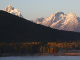 Early Morning at the Oxbow Bend in Grand Teton National Park Photographic Print by Drew Rush