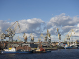 St. Petersburg Commercial Harbor Photographie par Keenpress 