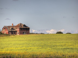 Abandoned Farmhouse in Central Saskatchewan Photographic Print by Pete Ryan