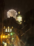 Fireworks in Old Montreal Photographic Print by Stacy Gold