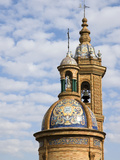 Brick Towers on the Puente De Triana or Bridge of Triana Photographic Print by Krista Rossow