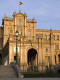 The 1929 Exposition Building in the Plaza De Espana, Seville Photographic Print by Krista Rossow