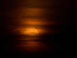 Setting Moon at Dawn Photographic Print by Pete Ryan