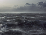 Windstorm over Ocean in Beagle Channel, Tierra Del Fuego, Argentina Photographic Print by Colin Monteath/Minden Pictures