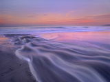 Fresh Water Stream Flowing into the Pacific Ocean, Zuma Beach, Malibu, California Photographic Print by Tim Fitzharris/Minden Pictures