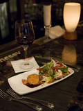 Mixed Green Salad with Fried Goat Cheese at Murphy's Restaurant Photographic Print by Krista Rossow