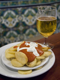 Tapas and Beer at Taberna Coloniales in Plaza Cristo De Burgos Photographic Print by Krista Rossow