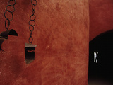 Manacles Hang from a Wall at the House of Slaves on Goree Island Photographic Print by Maggie Steber