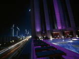 Views from the 9th Floor Swimming Pool at a Dubai Hotel Photographic Print by Maggie Steber