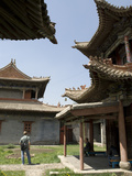 Choijin Lam Temple, a Rare Tibetan Buddhist Sanctuary in Ulaanbaatar Photographic Print by Gordon Wiltsie