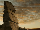 A Dusk View of Bowerman's Nose, Dartmoor National Park, Devon Photographic Print by Nigel Hicks