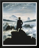Caspar David Friedrich - Sis Denizinde Amaçsızca Dolaşan Adam, c.1818 - Sanat