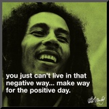 Bob Marley Druck aufgezogen auf Holzplatte