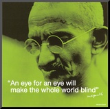 Gandhi: Eye for an Eye Affiche montée