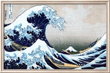 The Great Wave at Kanagawa (from 36 views of Mount Fuji), c.1829 Posters by Katsushika Hokusai