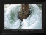Phares dans la Tempete, La Jument Print by Jean Guichard