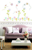 Enchanted Floral Garden Wall Decal
