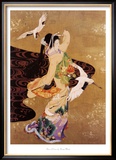 Danza de grullas Pósters por Haruyo Morita
