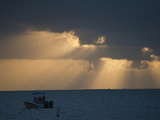 A Boat Off Key Largo at Sunset Photographic Print by Karen Kasmauski