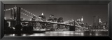 Graeme Purdy - Brooklyn Köprüsü ve Manhattan Silueti - Poster Graeme Purdy - Brooklyn Köprüsü ve Manhattan Silueti - Poster