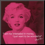 Marylin Monroe Affiche montée