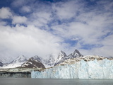 Allardyce Range and a Blue Glacier under Cumulus Clouds Photographic Print by John and Yva Eastcott And Momatiuk