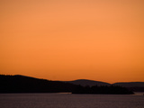 A Dramatic Orange Sunset over Penobscot Bay Photographie par Anne Keiser