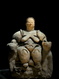 Kybele, Mother-Goddess Sculpture Found at Catalhoyuk Fotografie-Druck von Vincent J. Musi