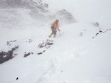 A Mountain Climber Battles Icy Blasts of Wind on Nanga Parbat Photographic Print by Tommy Heinrich