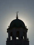 Weather Vane Atop a Silhouetted Domed Tower Photographic Print by Joe Petersburger