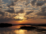 Sunset over the Chincoteague National Wildlife Refuge Photographic Print by Karen Kasmauski