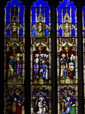 Stained Glass Windows in the Saint Mary the Virgin Church Photographic Print by Joe Petersburger