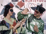 Carnival Participants Don Costumes and Dance During the Festival Photographie par Luis Marden