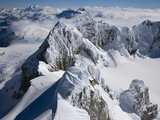 Andean Peaks Crest the Clouds Above the Northern Patagonian Ice Field Photographic Print by Maria Stenzel