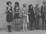 Girls in Summery Attire Hold Cup, Ribbons, and Awards They've Won Photographie par Maynard Owen Williams