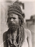 Portrait of a Hindu Holy Man Photographie par Maynard Owen Williams