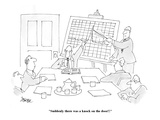 "Suddenly there was a knock on the door!!" - Cartoon Premium Giclee Print by Jack Ziegler