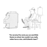 "For seventy-five cents you can send little Ramón to school, but wouldn't …" - Cartoon Premium Giclee Print by Bob Zahn
