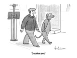 "Cut that out!" - Cartoon Premium Giclee Print by Leo Cullum