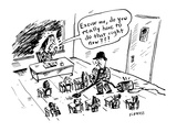 Excuse me, do you really have to do that right now???' - Cartoon Premium Giclee Print by David Sipress