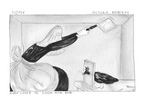 Nora Loved To Cook For Bob. - Cartoon Premium Giclee Print by Victoria Roberts